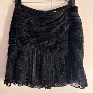 ALC Textured Ruffle Mini Skirt